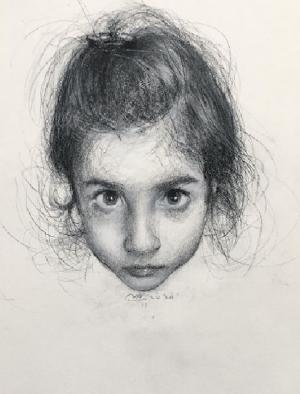 One day a portrait of my daughter one  Yaser Mirzaee