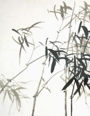 Bamboo - Chinese painting  Ghazaleh Akhavan Zanjani