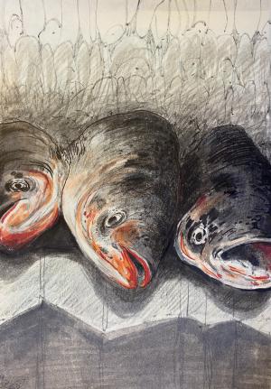 Untitled 2 from Fish series  Azadeh Bagheri