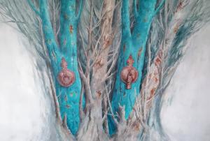 darkuba and blue trees  Bahman Nikoo