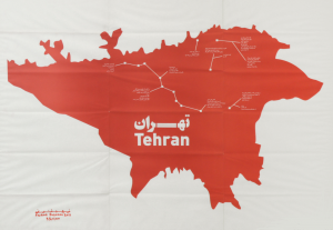 نقشه تهران از فرهاد فزونی